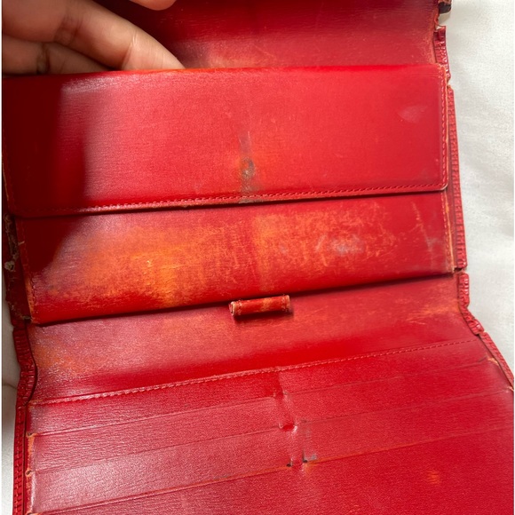 LV Red Epi Long Wallet - Picture 12 of 14